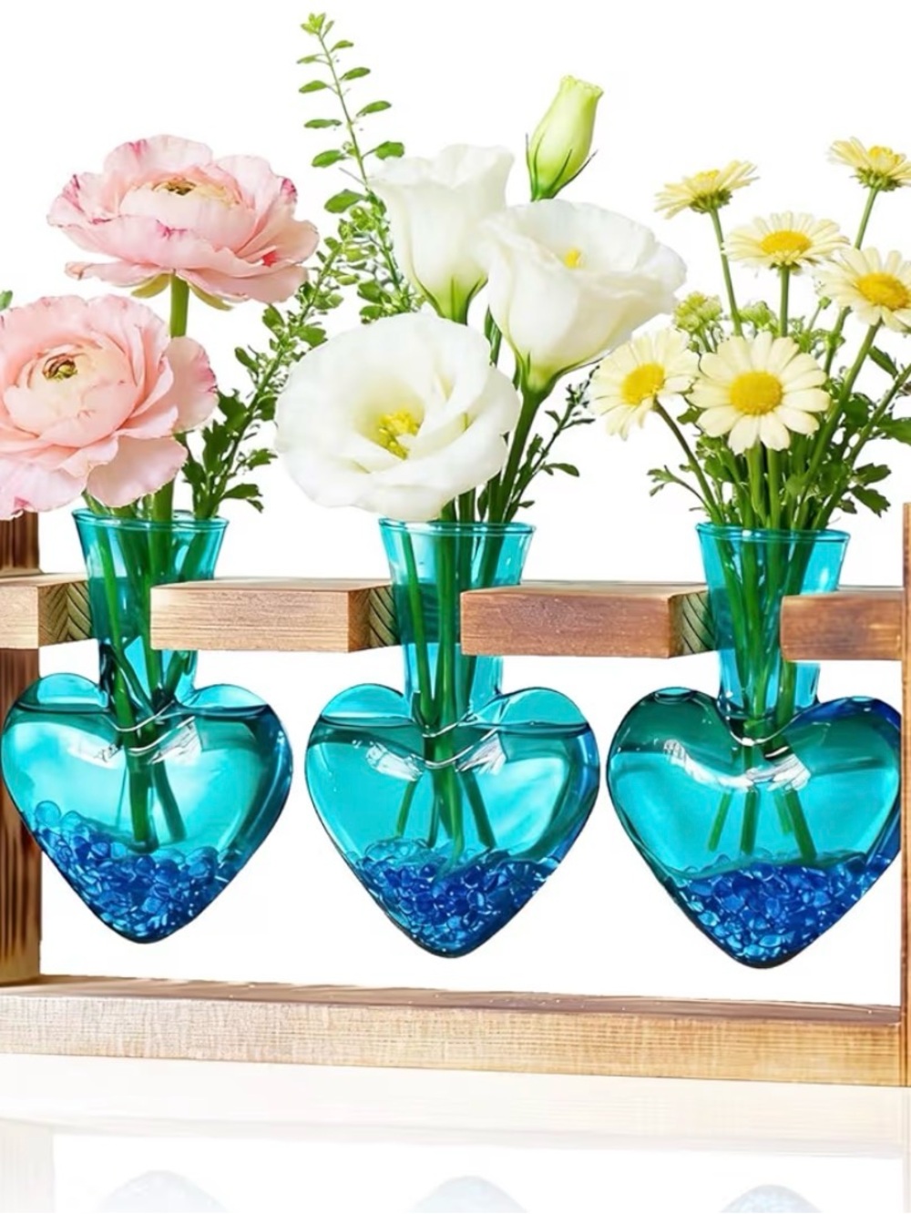 NIB Boho Heart Glass Plant Propagation Station 🌿